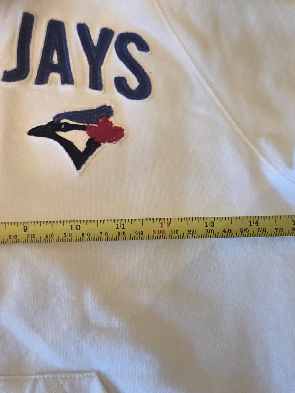 47 Brand White and Blue Blue Jays Zip-Up Hoodie - Picture 9 of 9